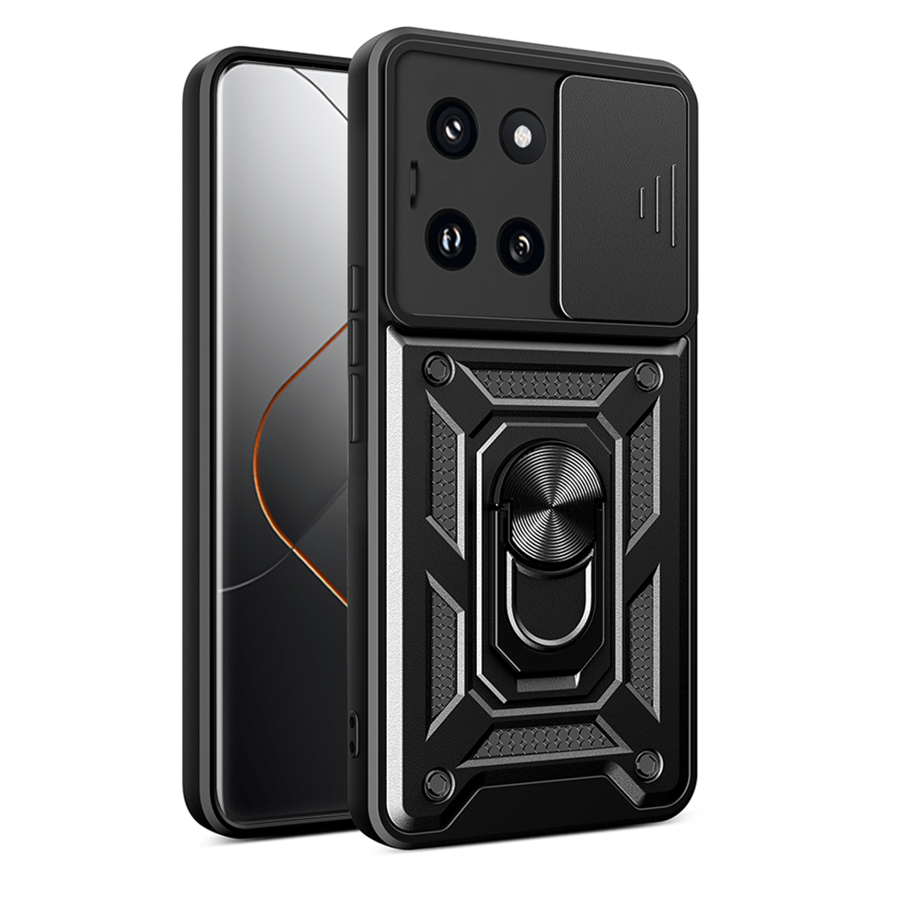 Techsuit CamShield Series ochranné Puzdro pre Xiaomi 14 Pro - Čierne KF2317572