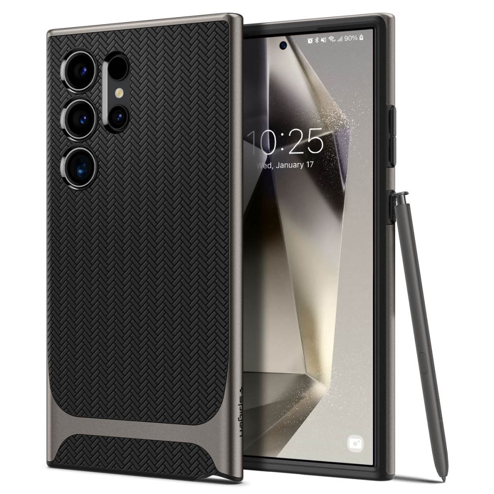 Spigen Neo Hybrid ochranné Puzdro pre Samsung Galaxy S24 Ultra - Gunmetal KF2318847