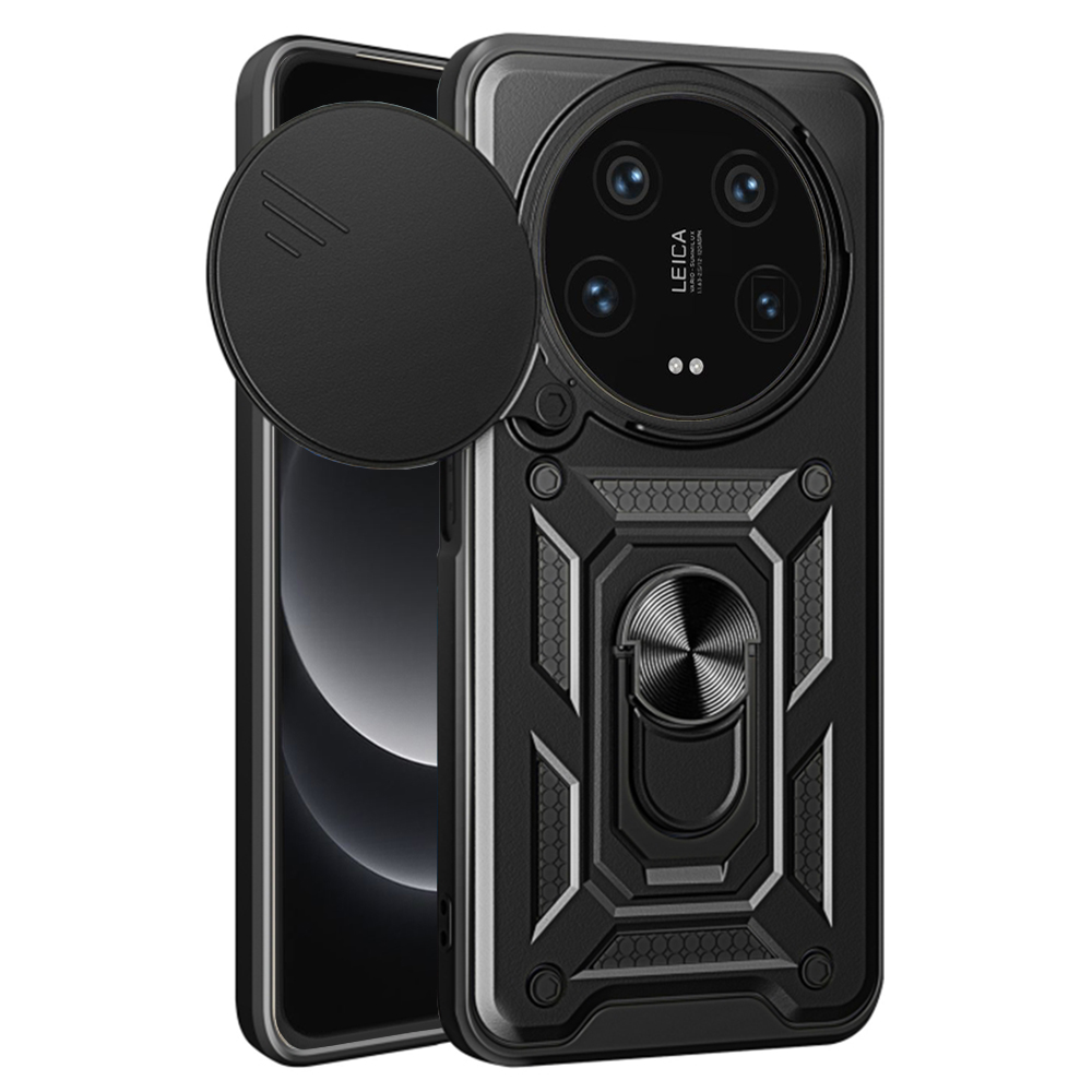 Techsuit CamShield Series ochranné Puzdro pre Xiaomi 14 Ultra - Čierne KF2320326