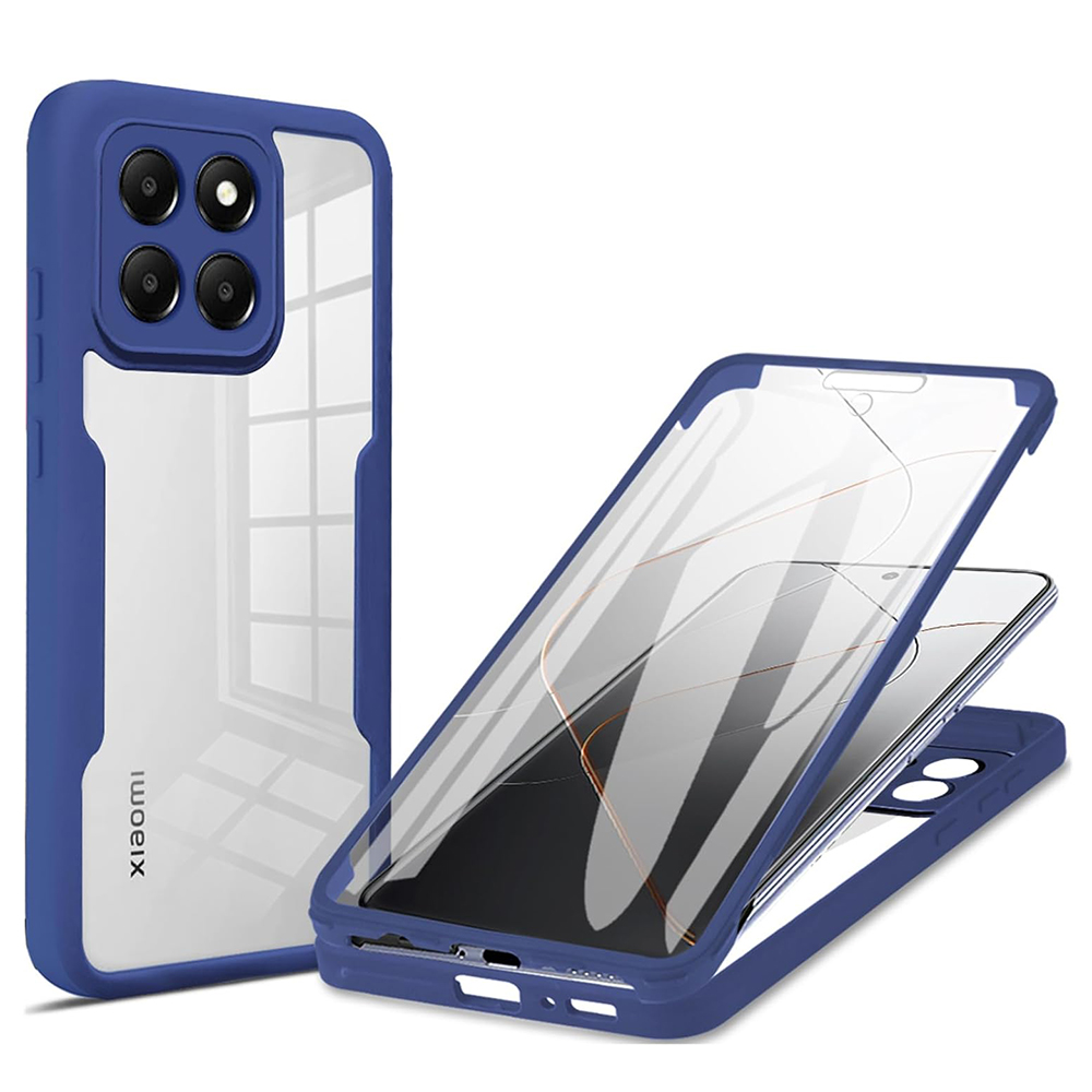 Techsuit ColorVerse 360 Séria Obal + Ochranné Sklo - Xiaomi 14 - Modrý KF2326837