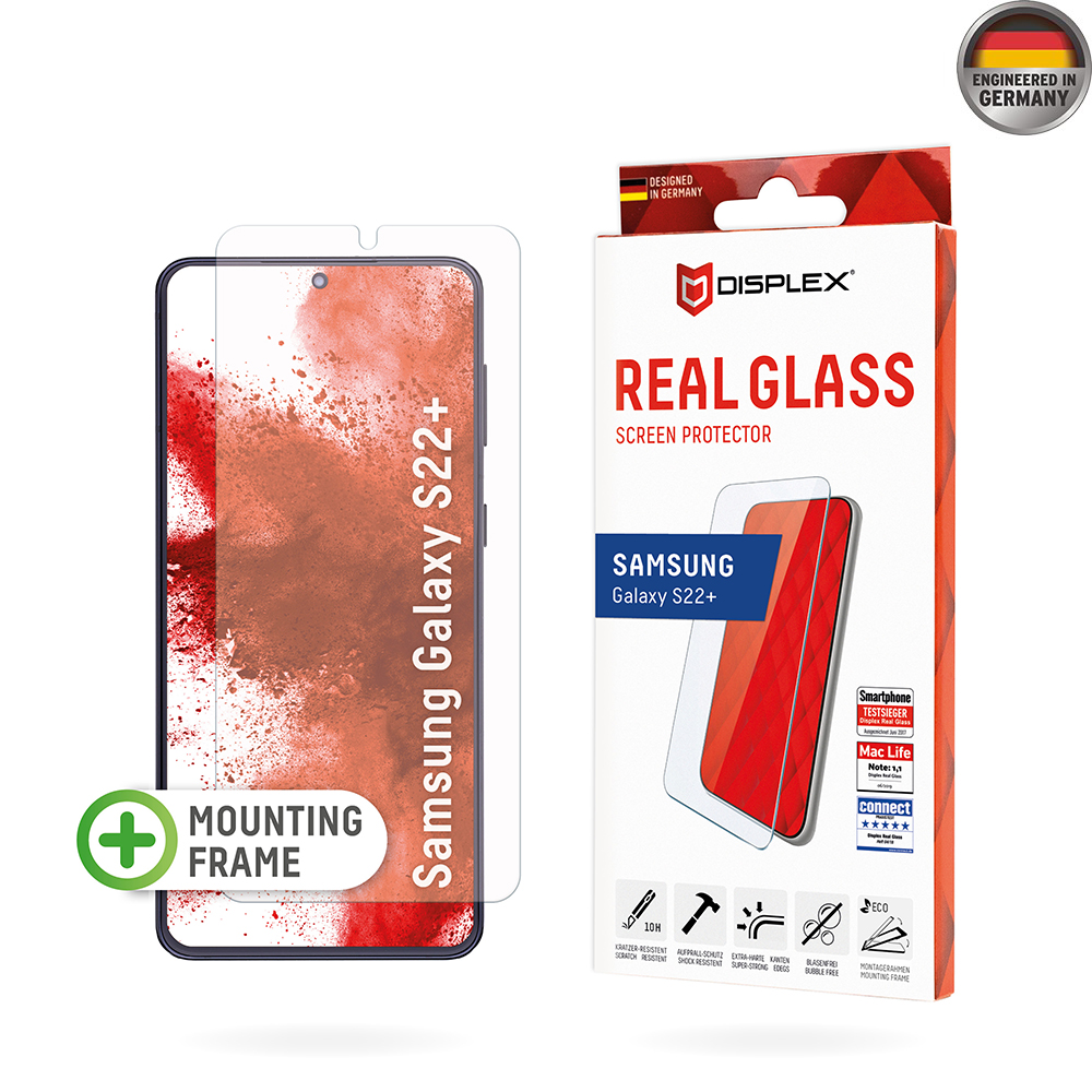 Displex Premium Skutočné ochranné Sklo 2D - Samsung Galaxy S22 Plus 5G - Číra KF2324304