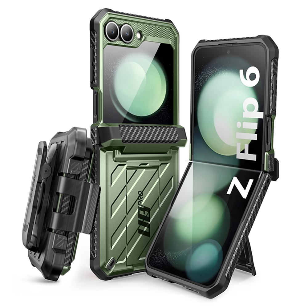 Supcase Unicorn Beetle Pro ochranné Puzdro pre Samsung Galaxy Z Flip6 - Guldan KF2330854