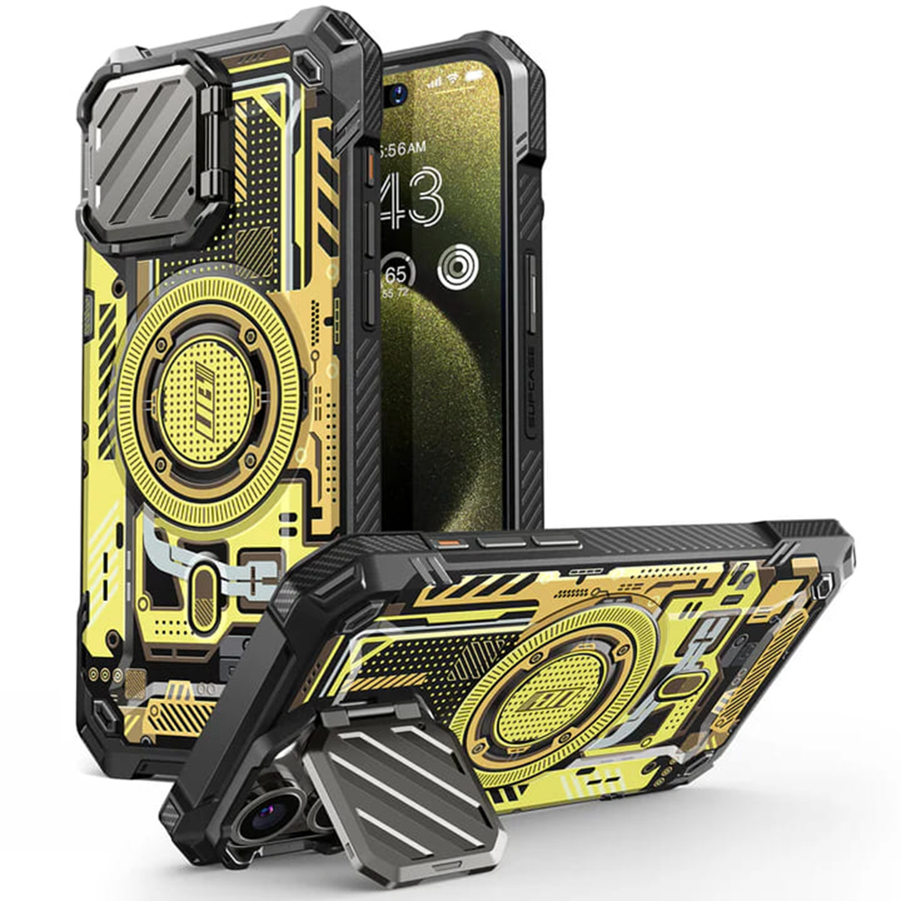 Supcase Unicorn Beetle XT MagSafe ochranné Puzdro pre iPhone 15 Pro Max - žltá KF2331455