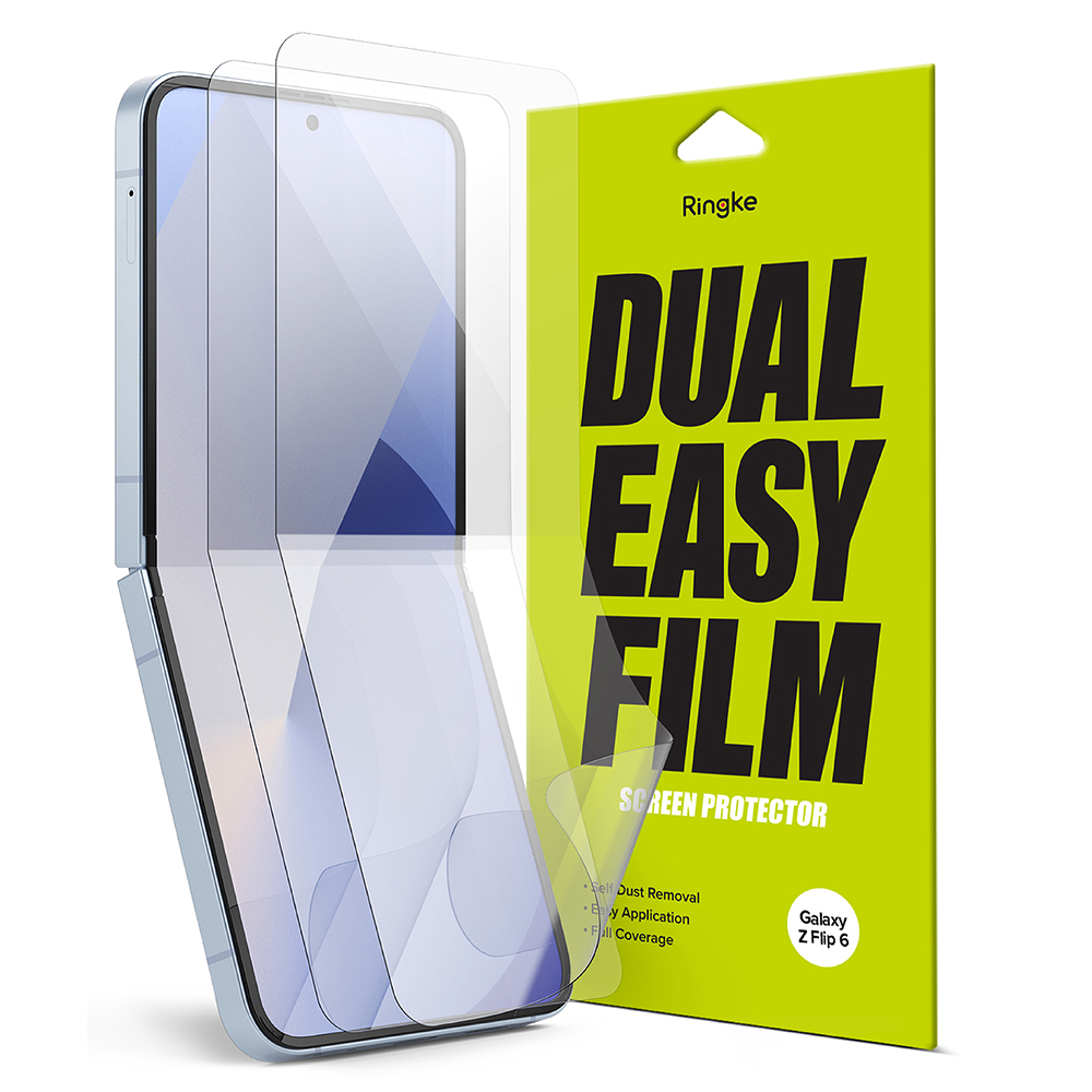 Ringke Dual Easy Full (2 ks) - Ochranné sklo pre Samsung Galaxy Z Flip6 - Priehľadné KF2332202