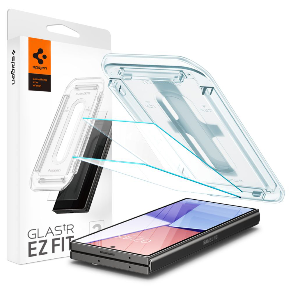 Spigen Glas.tR EZ-FIT Ochranné sklo (2 ks) pre Samsung Galaxy Z Fold6 - Priehľadné KF2335422