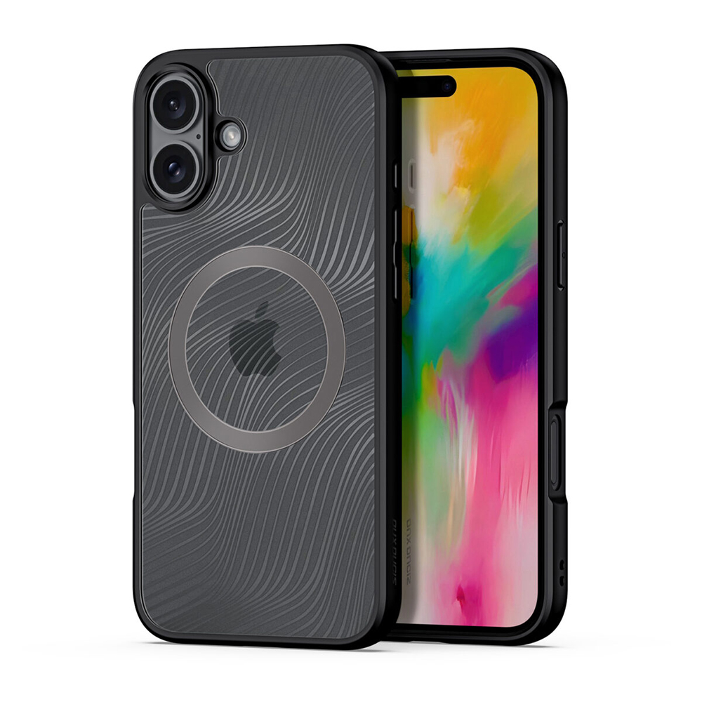 Dux Ducis Aimo MagSafe Séria - ochranný Kryt pre iPhone 16 - Čierny KF2332246