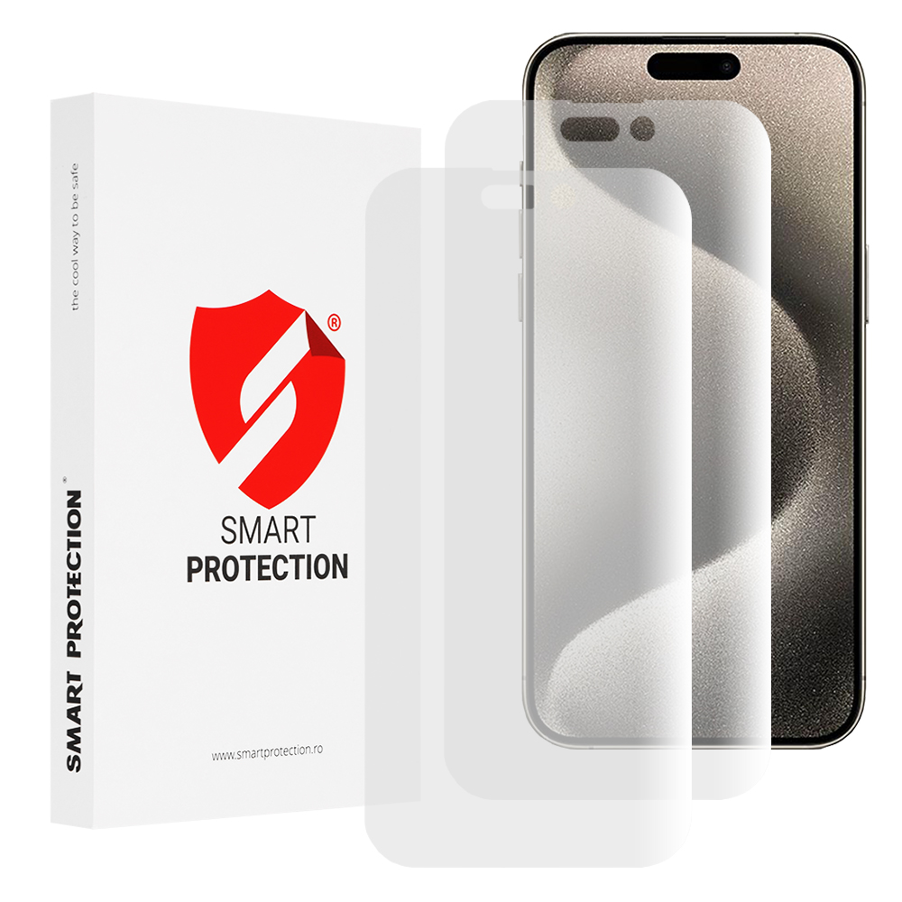 Smart Protection Premium Classic (2 ks) - Ochranné sklo pre iPhone 15 Pro Max - Priehľadná KF2335595