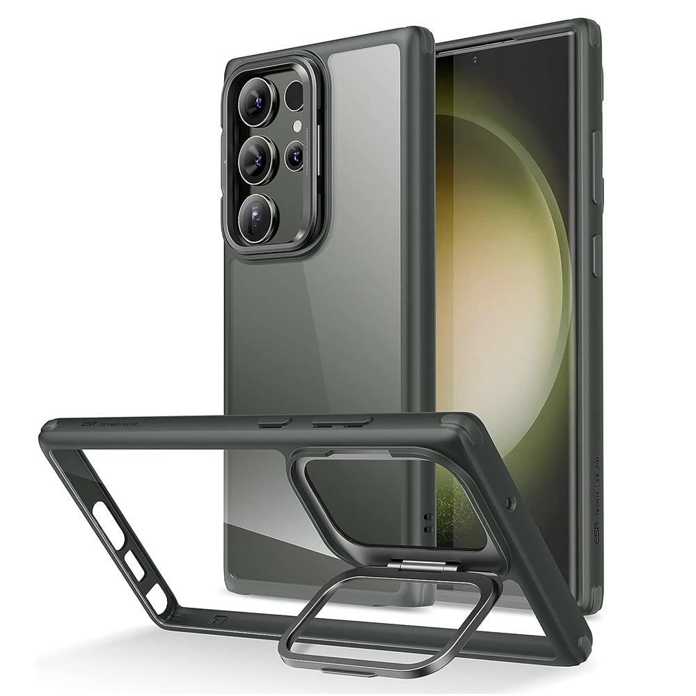 ESR Classic ochranný Kryt – Samsung Galaxy S23 Ultra – Číry Zelený KF2316532
