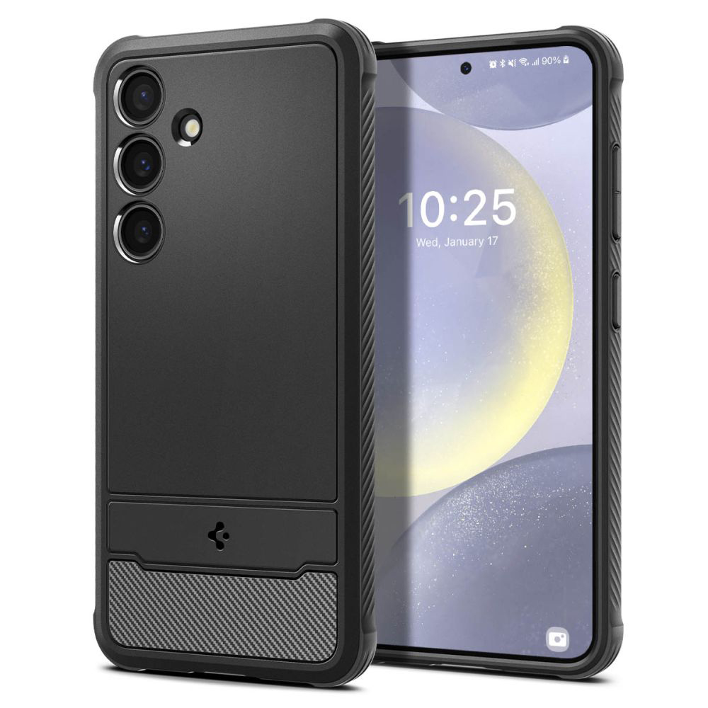 Spigen Rugged Armor ochranné Puzdro pre Samsung Galaxy S24 Plus - Čierne KF2318817