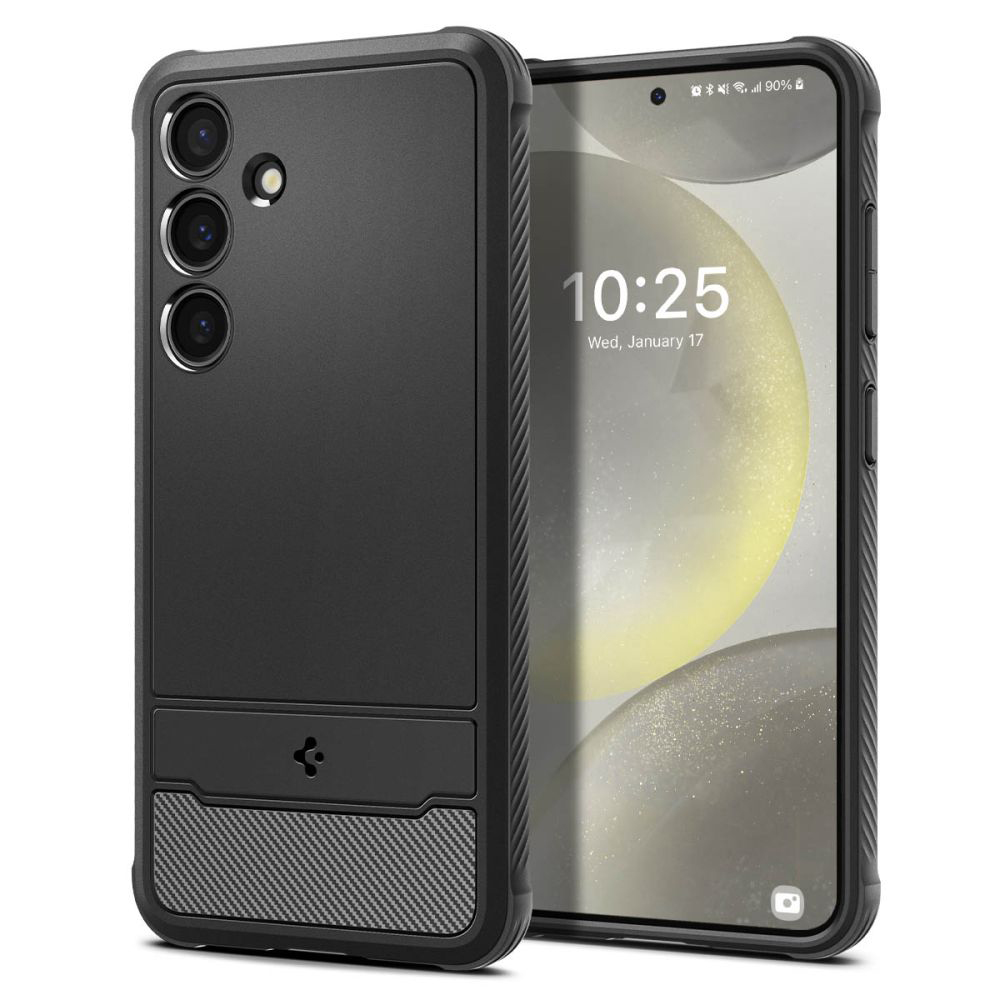 Spigen Rugged Armor ochranné Puzdro pre Samsung Galaxy S24 - Čierne KF2318818