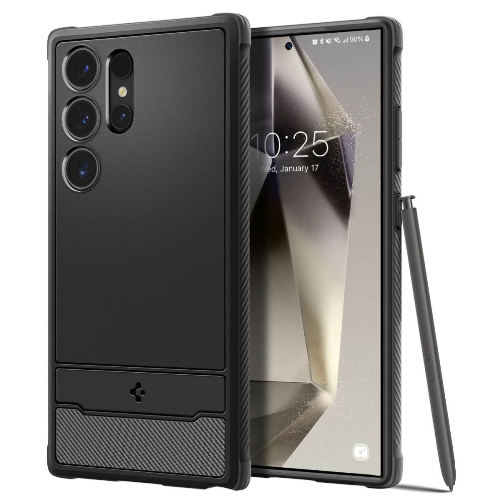 Spigen Rugged Armor ochranné Puzdro pre Samsung Galaxy S24 Ultra - Čierne KF2318816