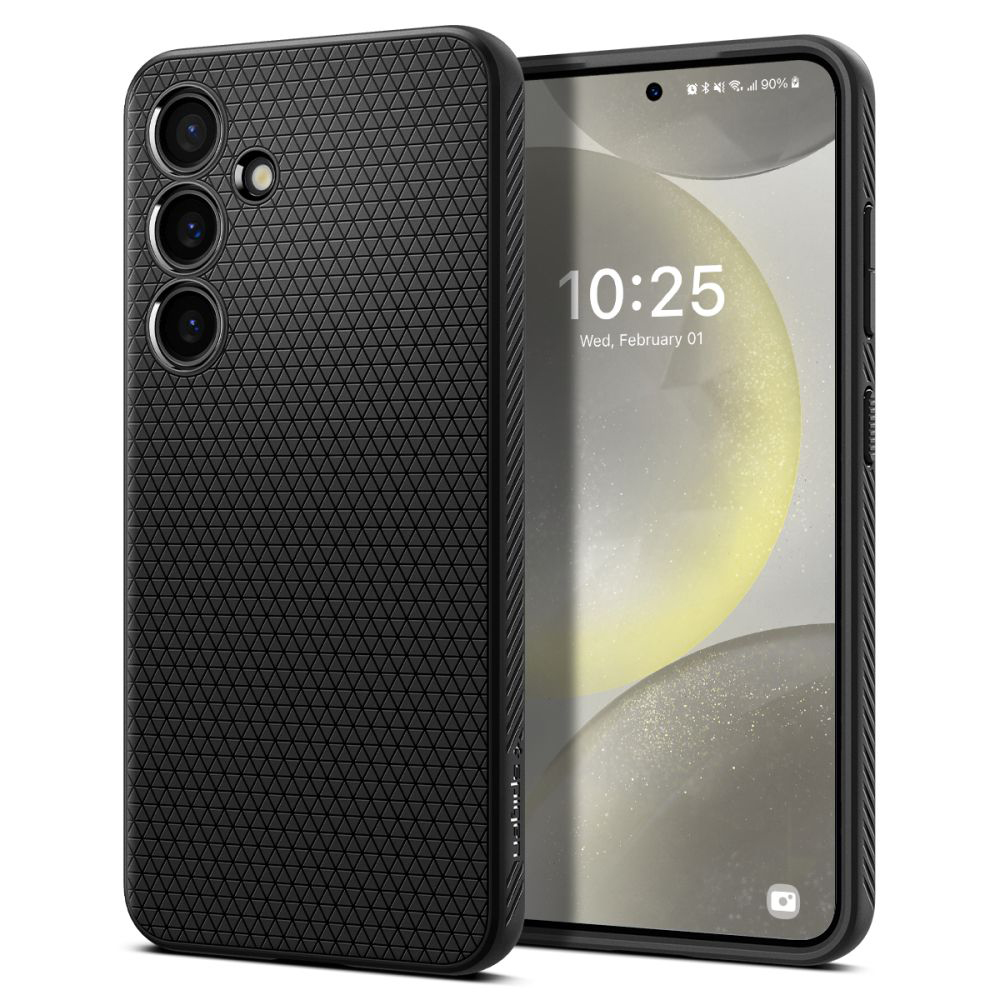 Spigen Liquid Air ochranné Puzdro pre Samsung Galaxy S24 - Matná čierna KF2318823