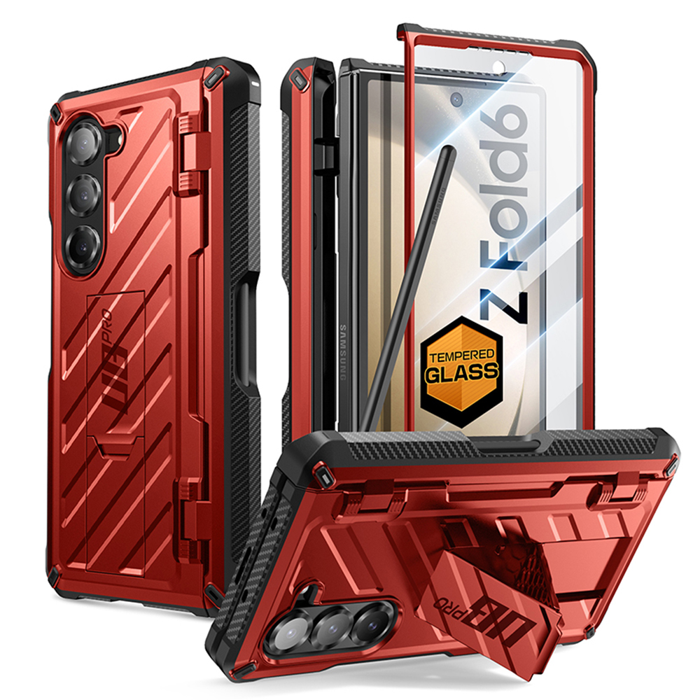 Supcase Unicorn Beetle Pro Ochranný Kryt - Samsung Galaxy Z Fold6 - Rudý KF2330860