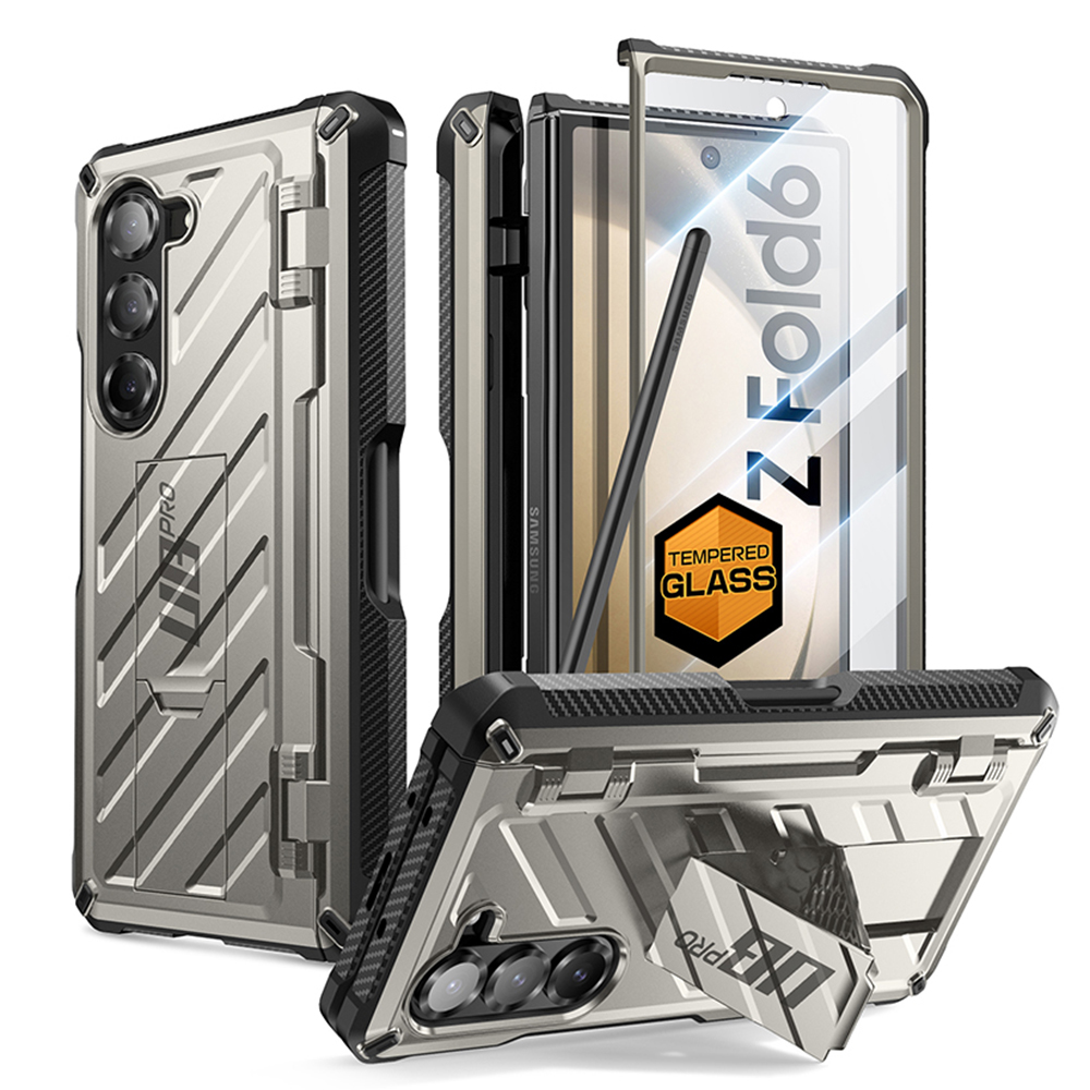 Supcase Unicorn Beetle Pro Ochranný Kryt - Samsung Galaxy Z Fold6 - Titánovo Sivý KF2330862