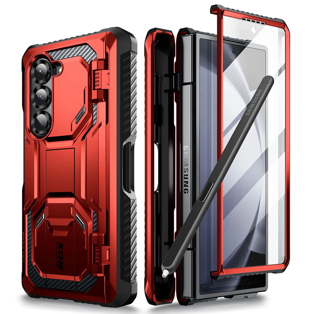 i-Blason Blason Armorbox Ochranný Kryt - Samsung Galaxy Z Fold6 - Rudý KF2335255