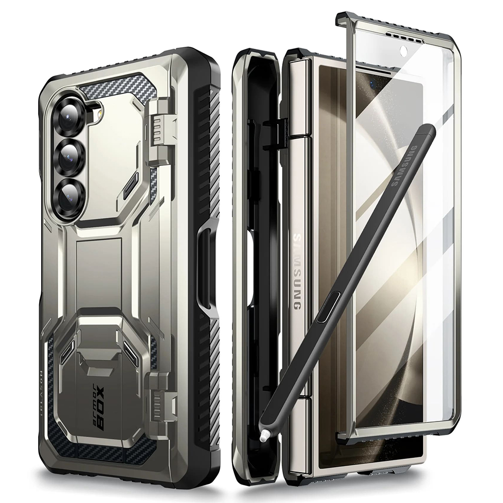 i-Blason Blason Armorbox Ochranný Kryt - Samsung Galaxy Z Fold6 - Titánovo Sivý KF2335257
