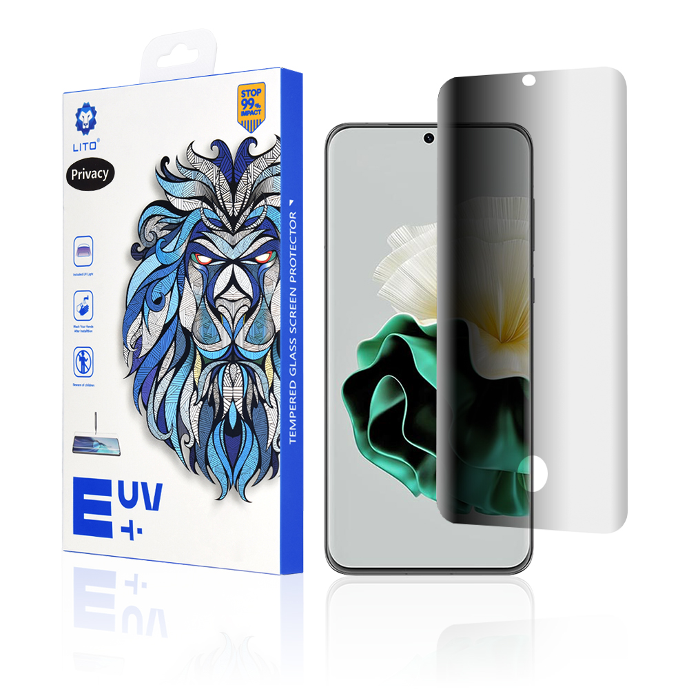 Lito 3D UV Privacy Ochranné Sklo - Huawei P60 / P60 Pro - Privacy KF2315974