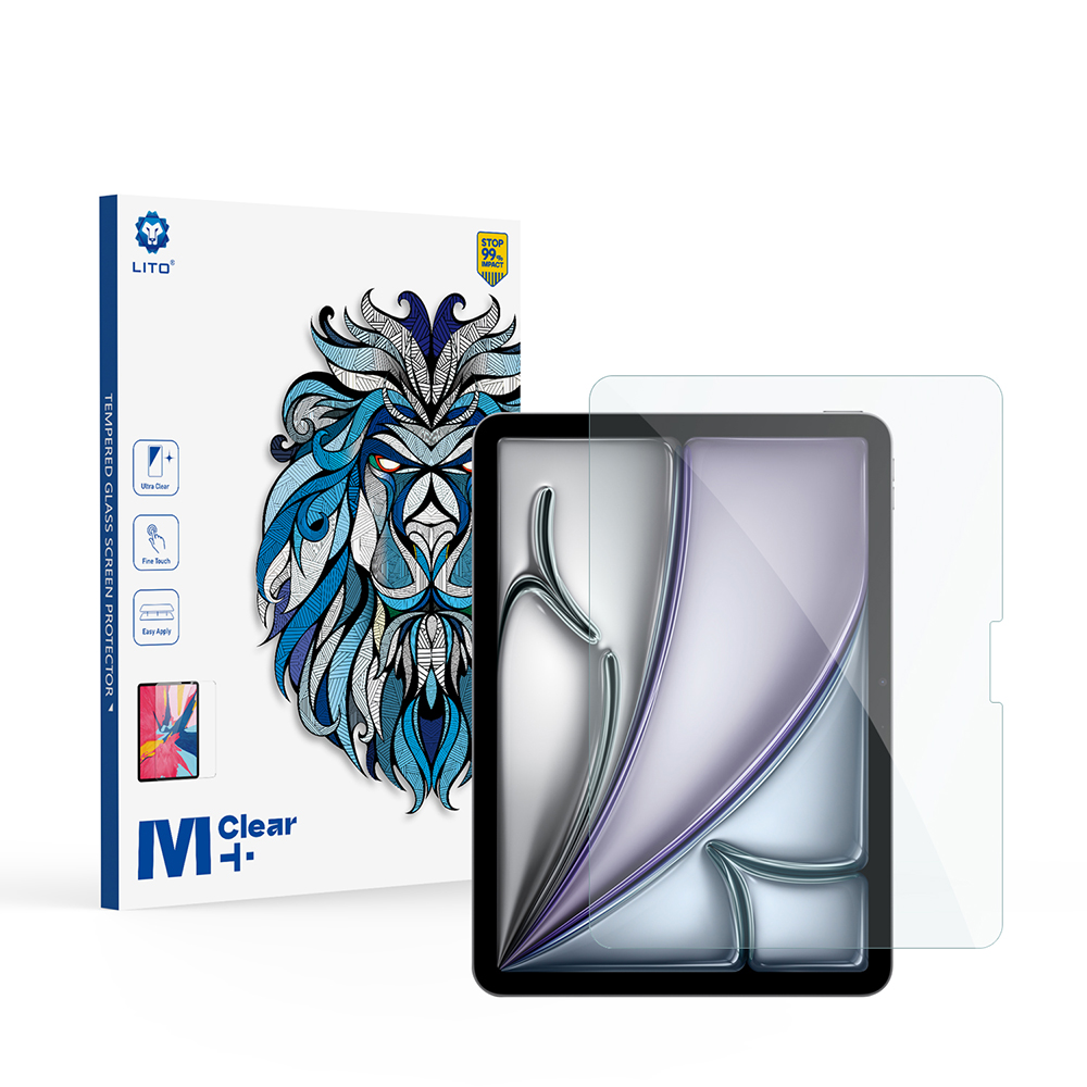 Lito 2.5D Classic Ochranné Sklo - iPad Air 11 (2024) - Číre KF2330804