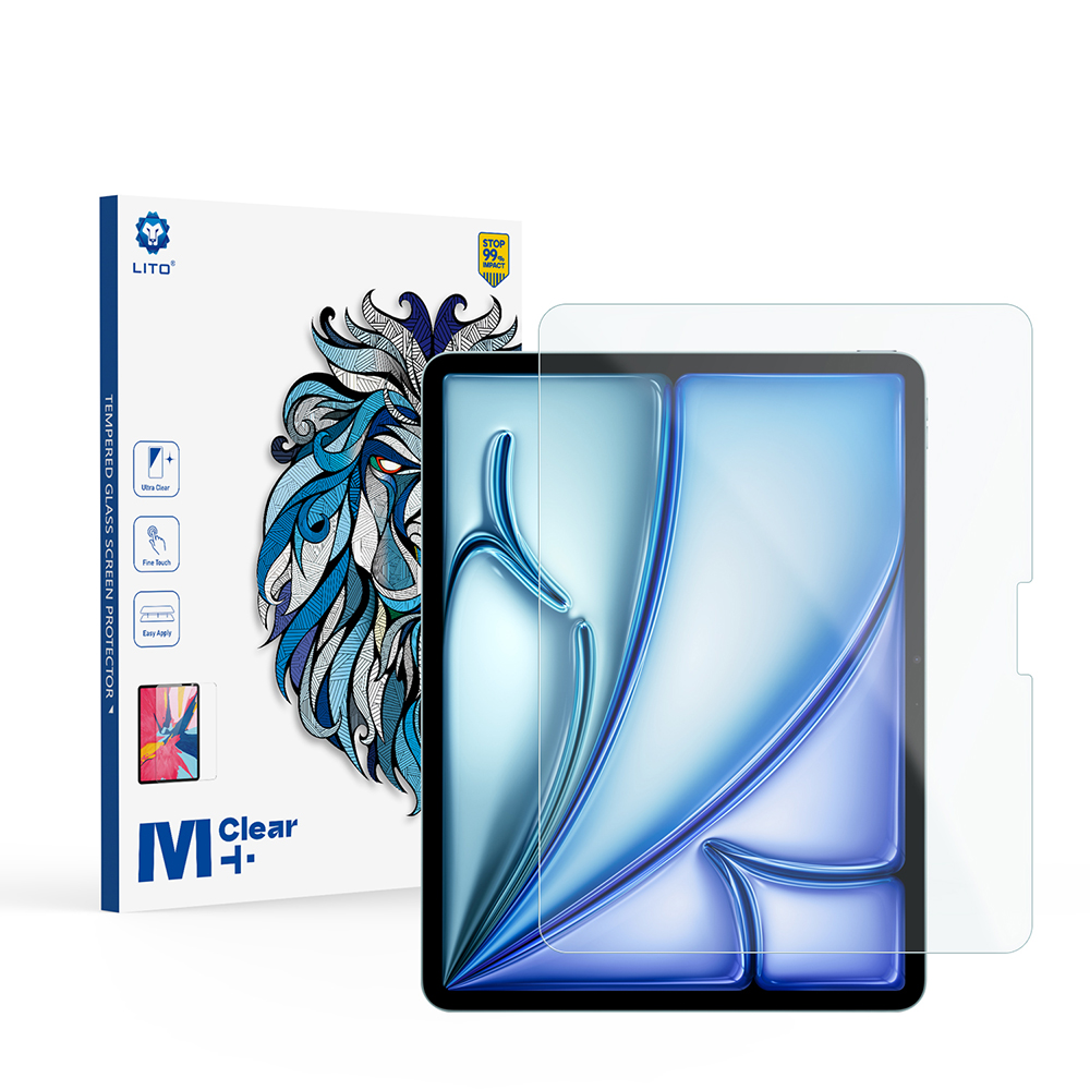 Lito 2.5D Classic Matné Ochranné Sklo - iPad Air 13 (2024) - Číre KF2330810