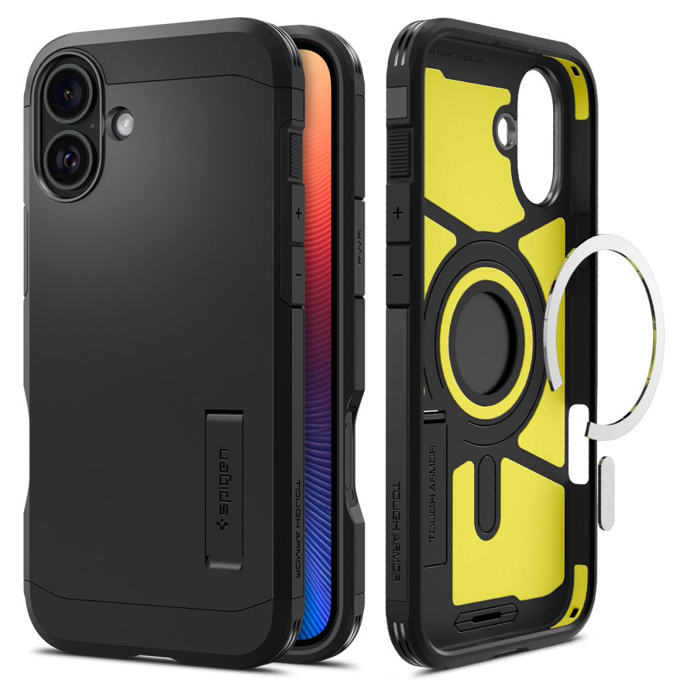 Spigen Tough Armor MagSafe extra odolný kryt pre iPhone 16 Plus - čierny KF2338594