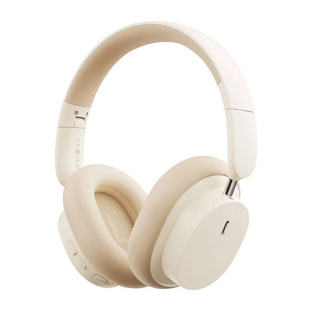 Baseus Bezdrôtové Slúchadlá Bowie D05 (NGTD020202) - Bluetooth 5.3, ENC Potlačenie hluku pre HD hovory - Krémovo Biela KF2315826