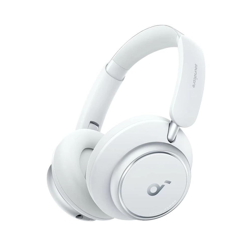Anker Bezdrôtové Slúchadlá Space Q45 (A3040G21) - Bluetooth 5.3, Potlačenie hluku, USB-C - Biela KF2319212