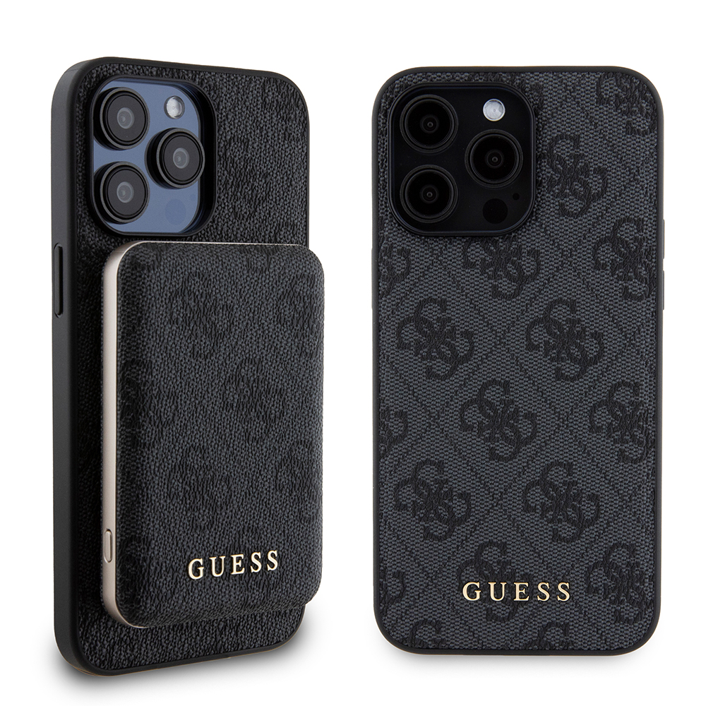 Guess Hardcase Powerbank MagSafe (GUBPM5P15X4GEMGK) puzdro pre - iPhone 15 Pro Max - Čierna KF2340483