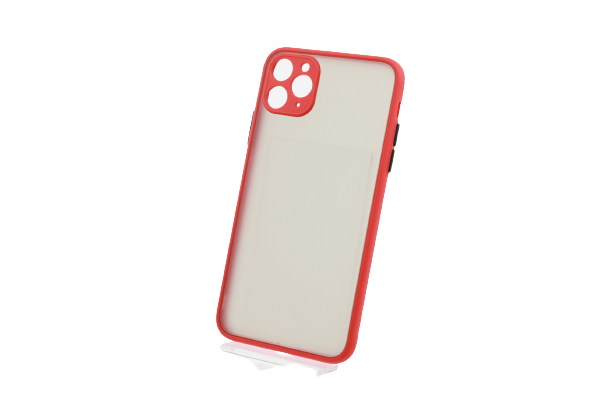 E-shop Bomba Kvalitný TPU obal matný pre iPhone - červený Model iPhone: iPhone 11 Pro Max
