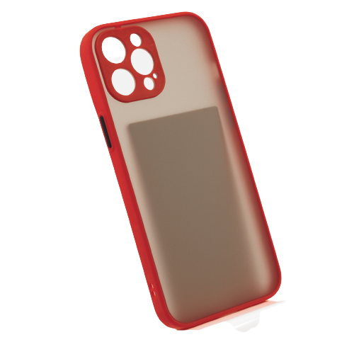 E-shop Bomba Kvalitný TPU obal matný pre iPhone - červený Model iPhone: iPhone 13 Pro MAX