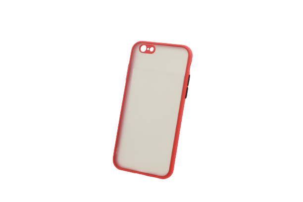 E-shop Bomba Kvalitný TPU obal matný pre iPhone - červený Model iPhone: iPhone 6s, 6