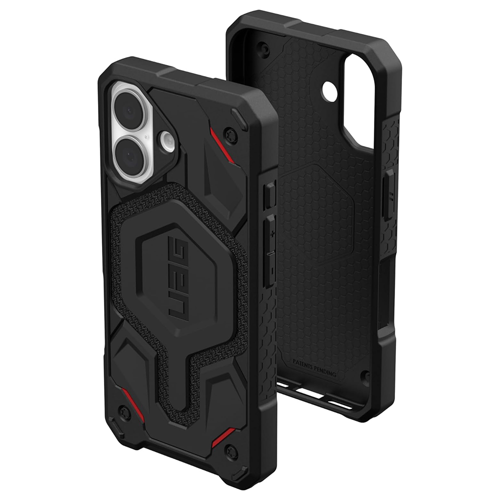 UAG Monarch Pro - extrémne odolný kryt na iPhone 16 - Kevlar čierna KF2342876