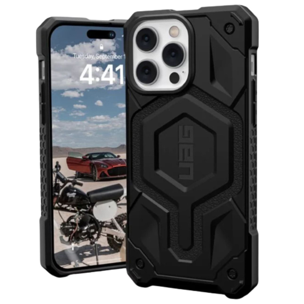 UAG Monarch Pro MagSafe - extrémne odolný kryt na iPhone 14 Pro Max - Čierna KF2342892
