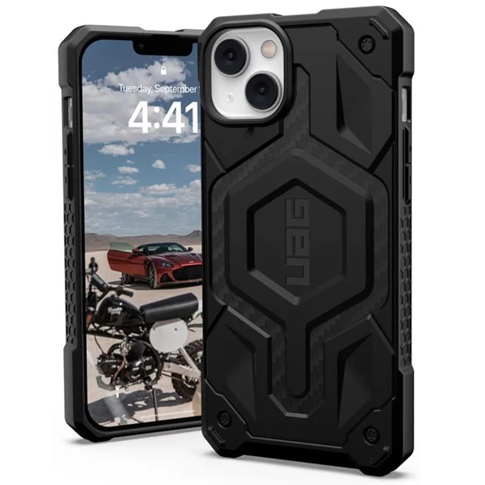 UAG Monarch Pro MagSafe - extrémne odolný kryt na iPhone 14 Plus - Karbónová KF2342895