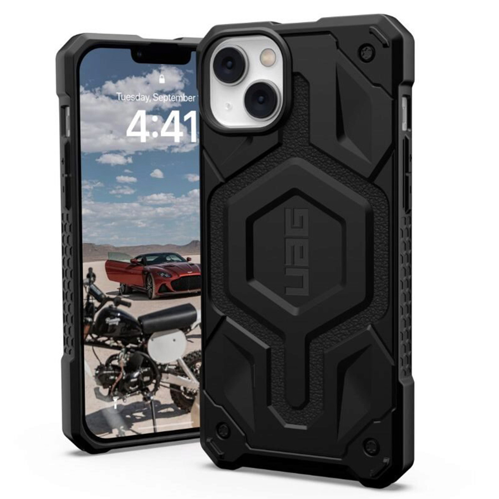 UAG Monarch Pro MagSafe - extrémne odolný kryt na iPhone 14 Plus - Čierna KF2342896