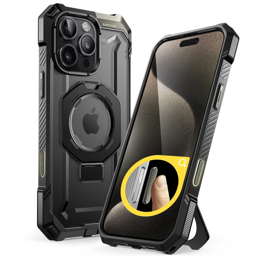 Supcase Unicorn Beetle Defender puzdro na iPhone 16 Pro - Čierna KF2337661