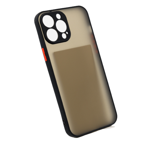 E-shop Bomba Kvalitný TPU obal matný pre iPhone - čierny Model iPhone: iPhone 13 Pro