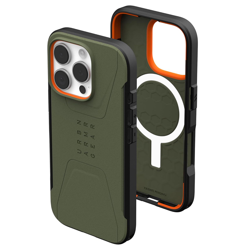 UAG Civilian MagSafe puzdro na iPhone 16 Pro Max - Olivová zelená KF2343041