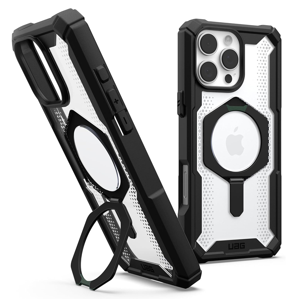 UAG Plasma XTE MagSafe - extrémne odolný kryt na iPhone 16 Pro - Číra čierna KF2343044