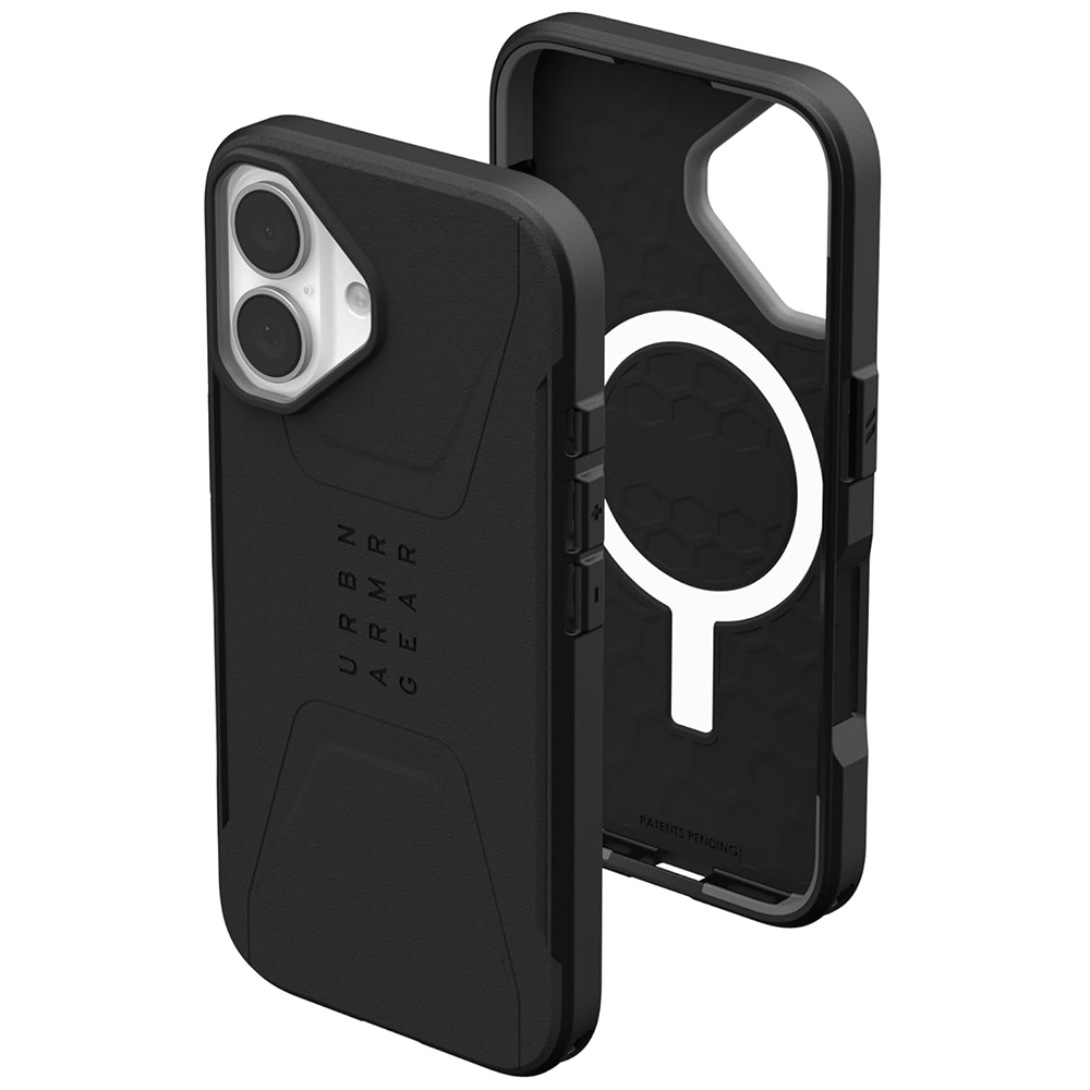 UAG Civilian MagSafe puzdro na iPhone 16 - Čierna KF2343051
