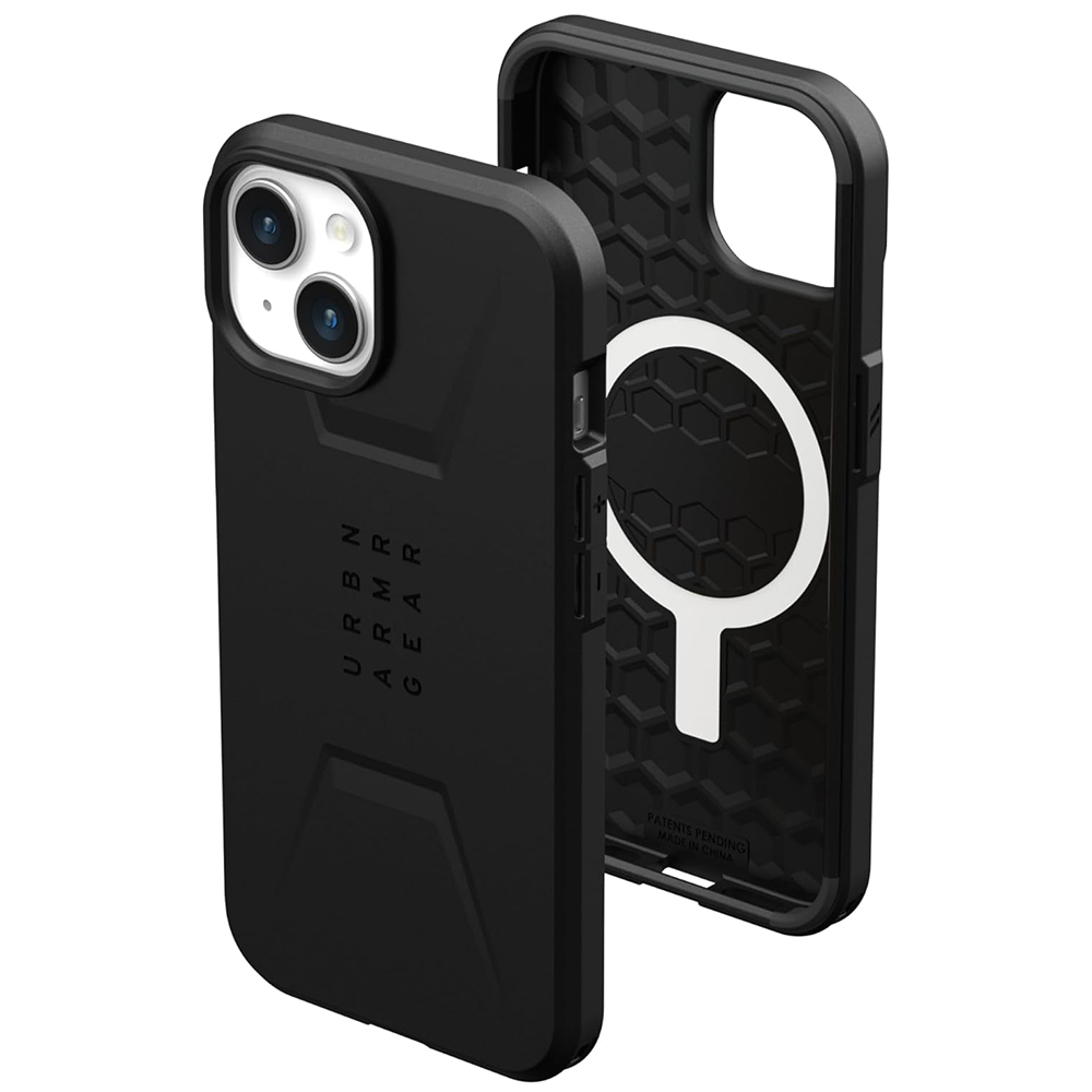 UAG Civilian MagSafe puzdro na iPhone 15 Plus - Čierna KF2343068