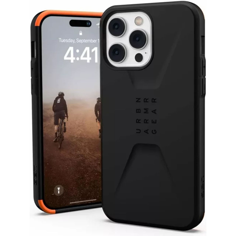 UAG Civilian puzdro na iPhone 14 Pro Max - Čierna KF2343072