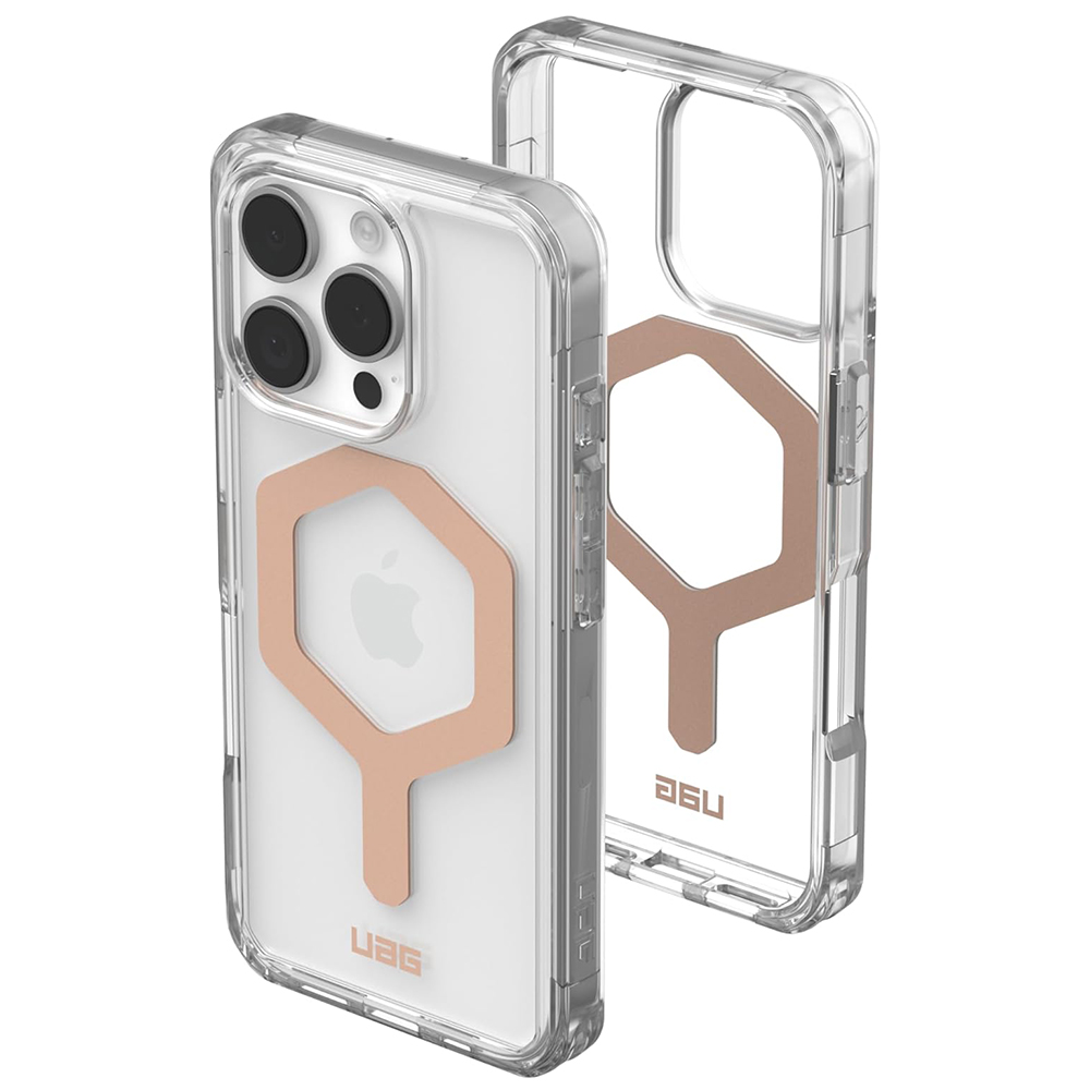 UAG Plyo MagSafe - extrémne odolný kryt na iPhone 16 Pro - Ľadovo ružovo-zlatá KF2343113