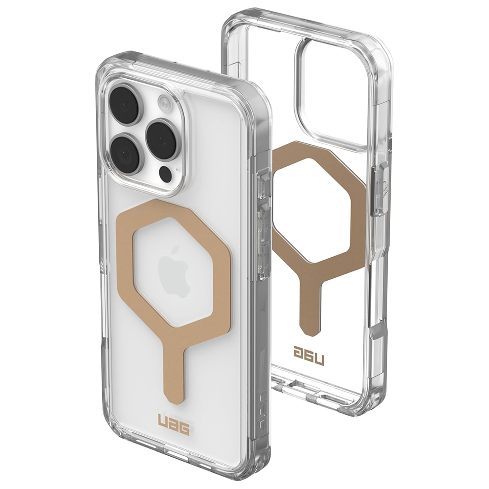 UAG Plyo MagSafe - extrémne odolný kryt na iPhone 16 Pro - Ľadovo zlatá KF2343116