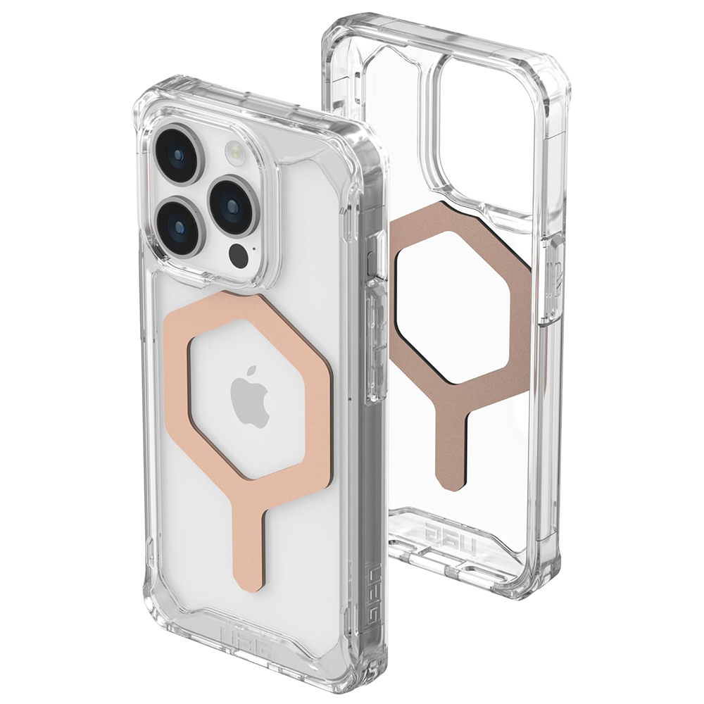UAG Plyo MagSafe - extrémne odolný kryt na iPhone 15 Pro Max - Ľadovo ružovo-zlatá KF2343123