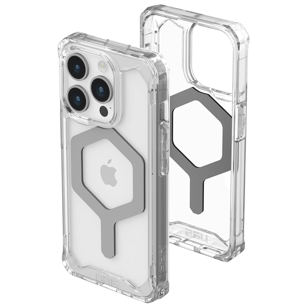 UAG Plyo MagSafe - extrémne odolný kryt na iPhone 15 Pro Max - Ľadovo strieborná KF2343125