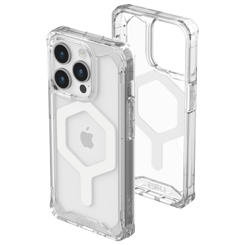 UAG Plyo MagSafe - extrémne odolný kryt na iPhone 15 Pro - Ľadovo biela KF2343130