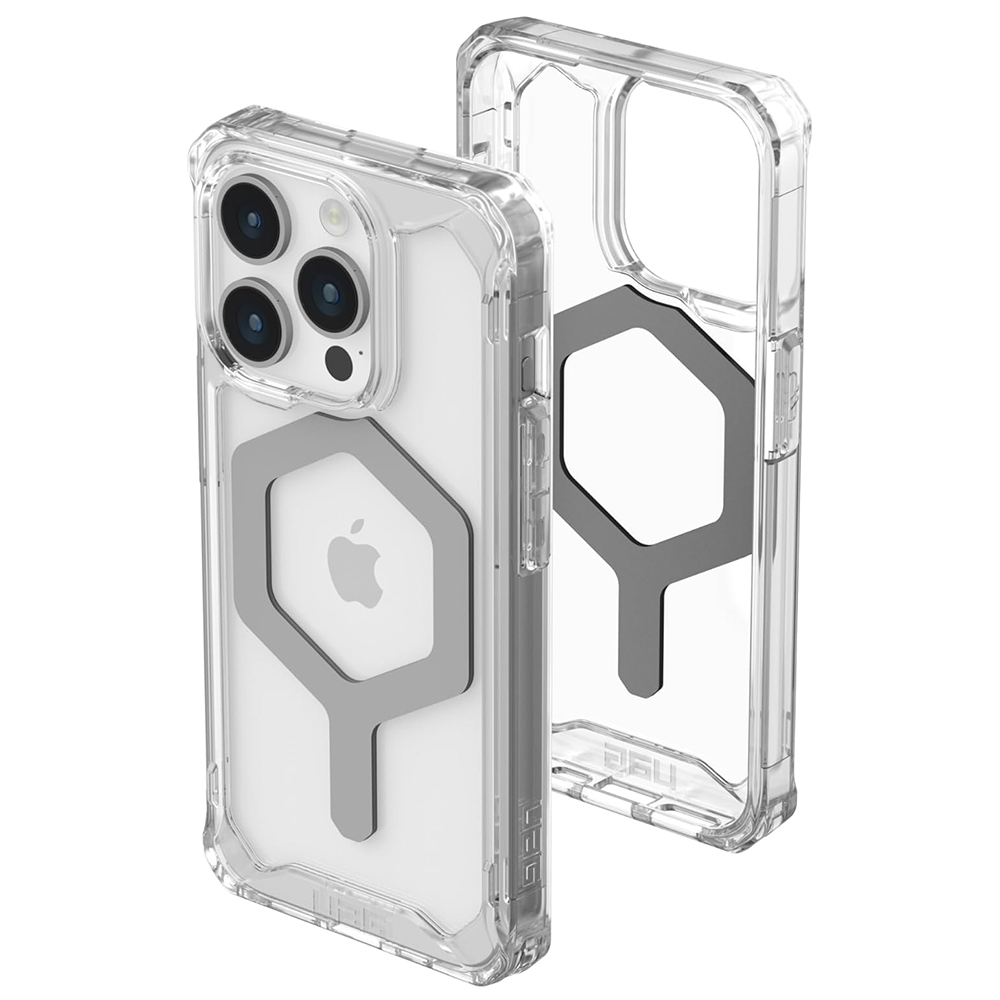 UAG Plyo MagSafe - extrémne odolný kryt na iPhone 15 Pro - Ľadovo strieborná KF2343133