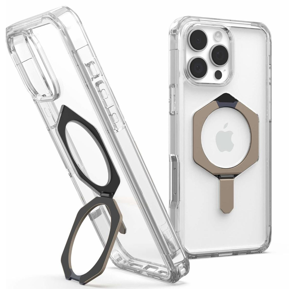 UAG Plyo XTE MagSafe - extrémne odolný kryt na iPhone 16 Pro - Číra titánová KF2343157