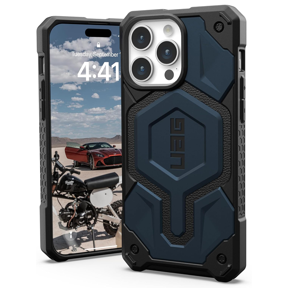 UAG Monarch Pro - extrémne odolný kryt na iPhone 15 Pro Max - Mallard (modrozelená) KF2342881
