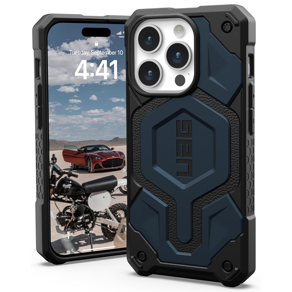 UAG Monarch Pro - extrémne odolný kryt na iPhone 15 Pro - Mallard (modrozelená) KF2342885